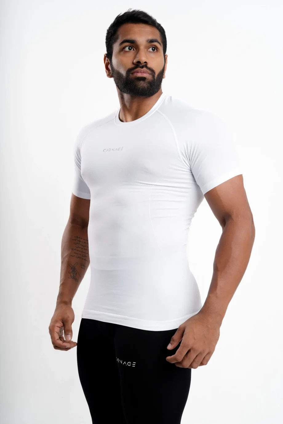 ATHLETIC SEAMLESS COMPRESSION TEE